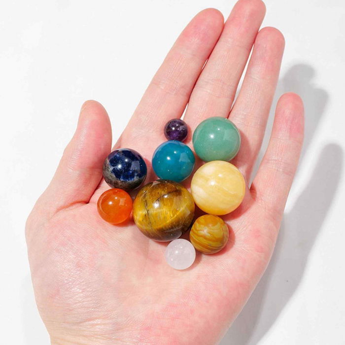 Set 9 planete in Sistemul Solar din pietre semipretioase – univers, stiinta, astrologie, meditatie [5]