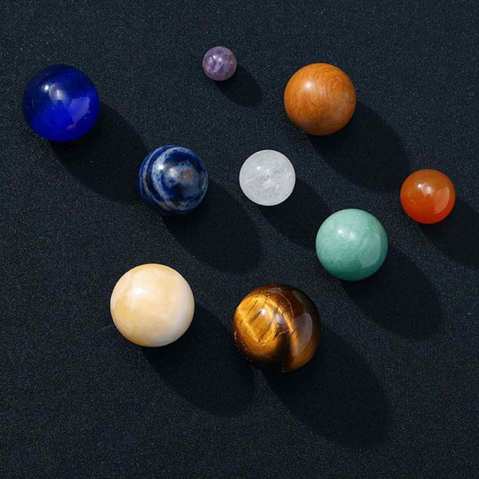Set 9 planete in Sistemul Solar din pietre semipretioase – univers, stiinta, astrologie, meditatie [9]