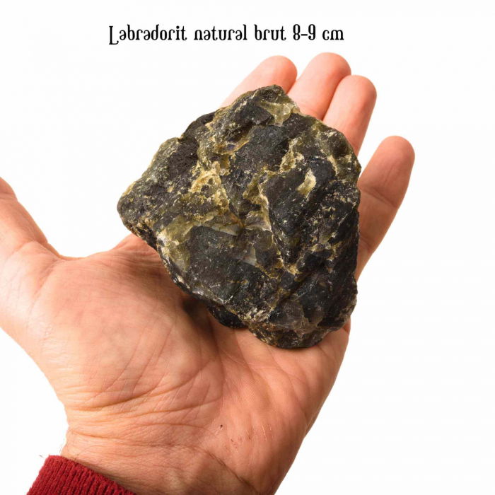 Labradorit Brut 8-9 cm Piatra Magiei, Intuitiei [3]