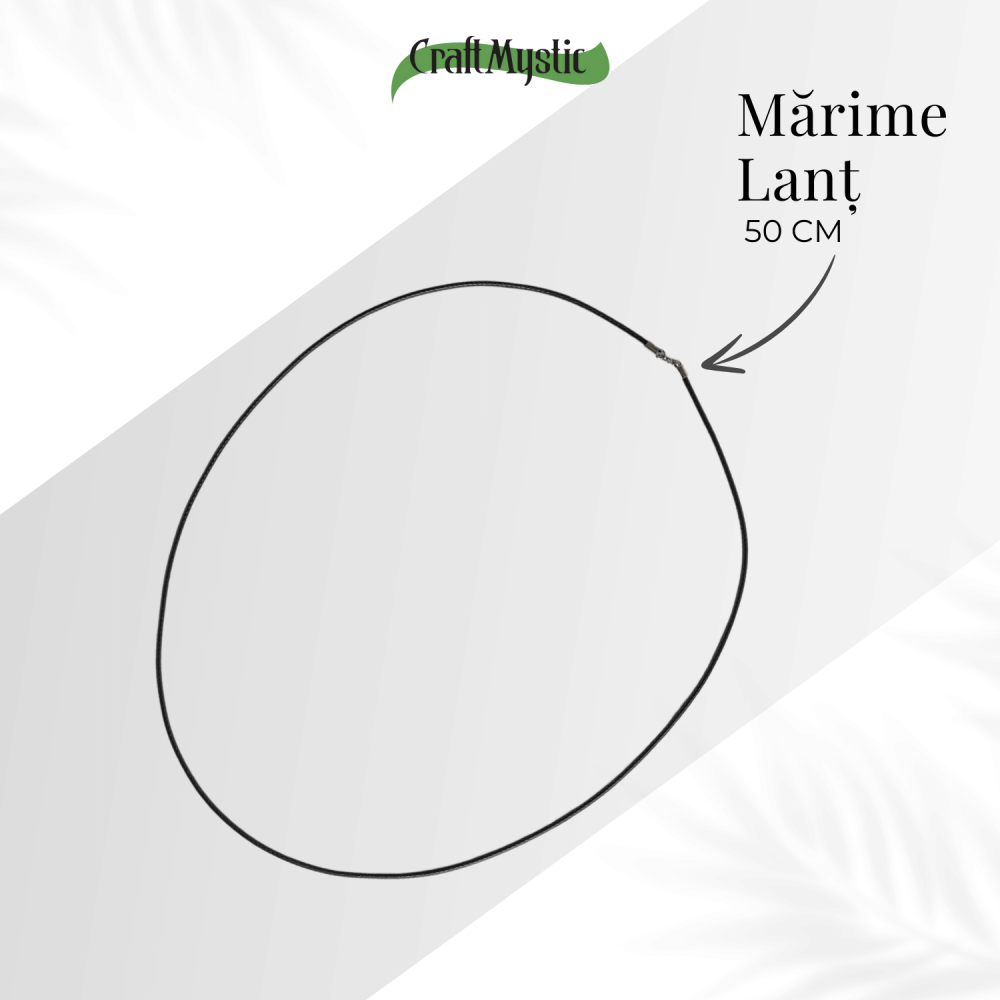 Lant din Sfoara Cerata cu Inchidere din Argint 925 pentru Pandantive [3]