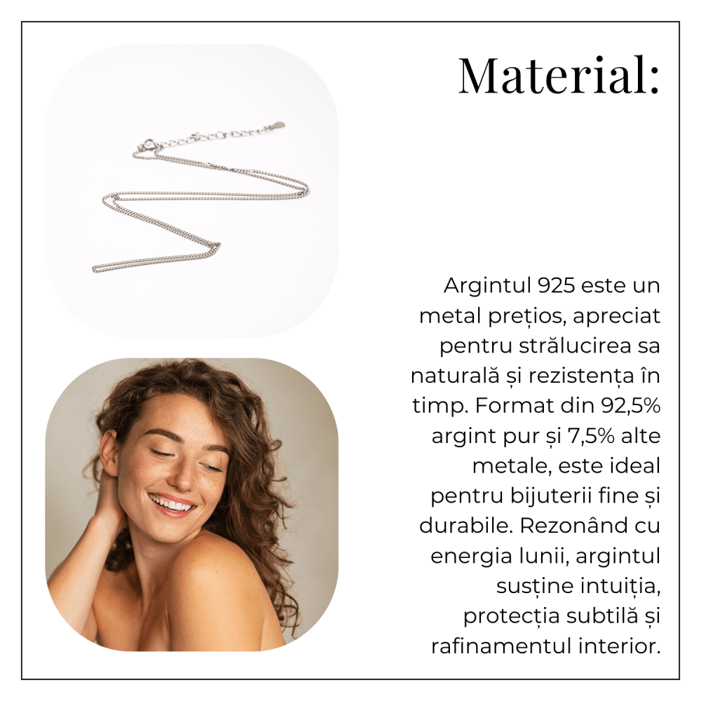 Lant din Argint 925 Reglabil – Eleganta Subtila si Versatilitate pentru Pandantive [6]
