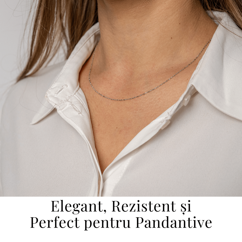 Lant Argint 925 Subtire Stralucitor – Reglabil, Elegant si Versatil [2]