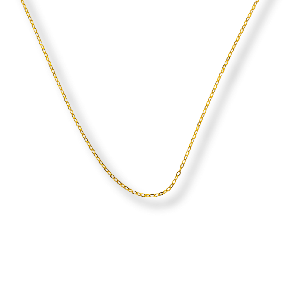 Lant Argint 925 Placat cu Aur 18K – Elegant, Ajustabil și Ideal pentru Pandantive [1]