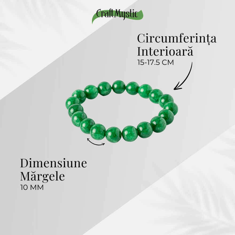 Echilibru si Vitalitate – Bratara cu Jad Verde Natural [4]