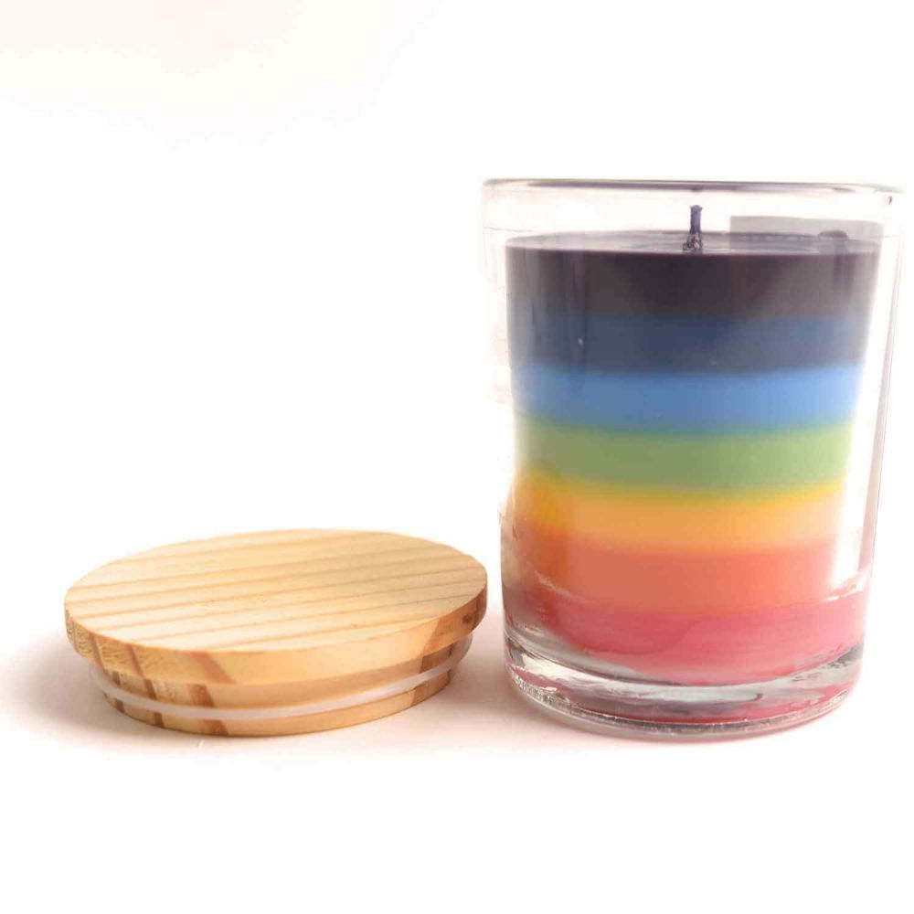 Lumanare din soia naturala cu 7 arome pentru echilibrarea chakrelor [8]