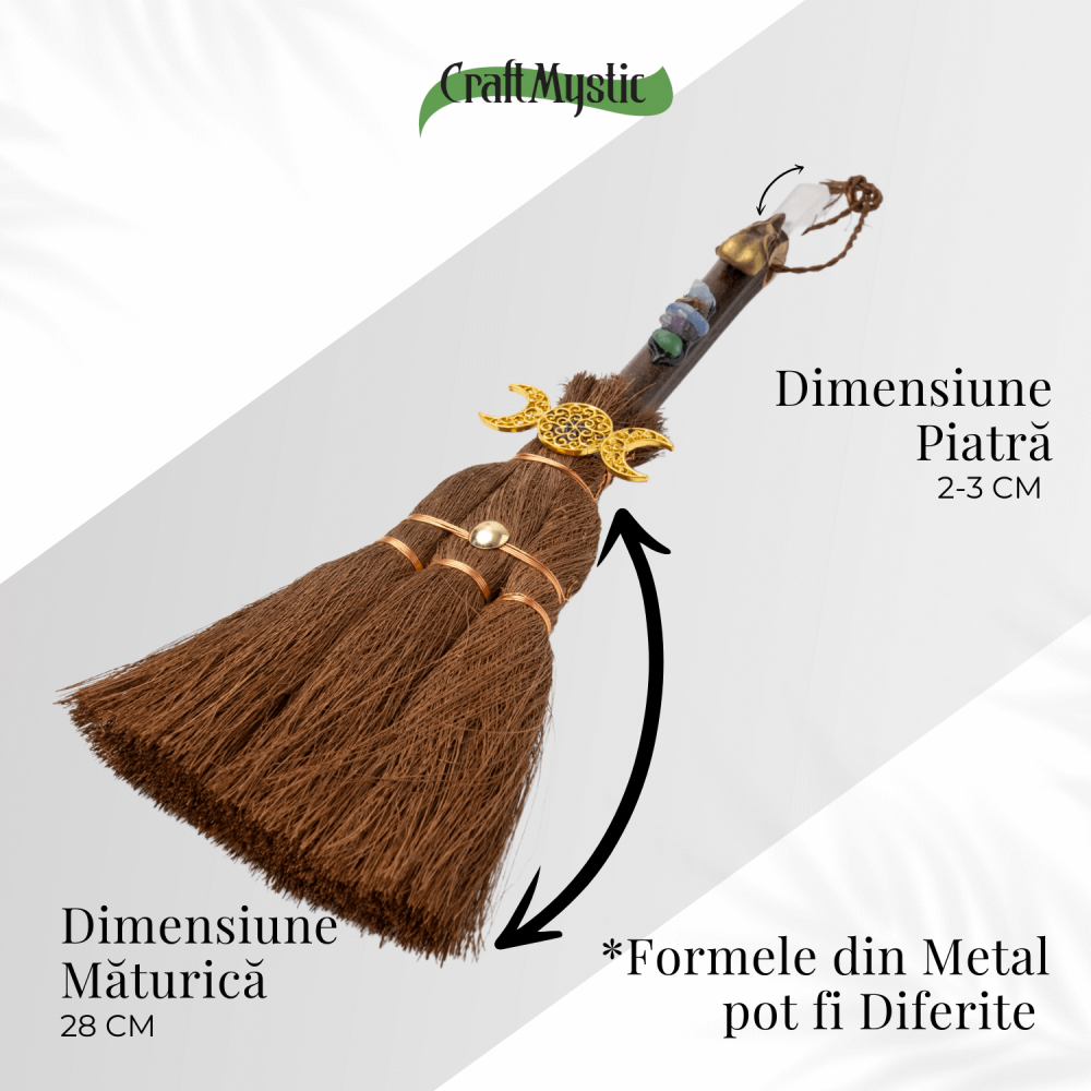 Maturica Energetica cu Cuart Transparent si Pietre Chakre – Claritate, Lumina si Protectie Sacra [4]