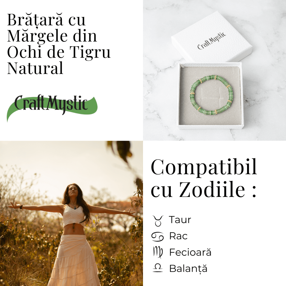 Noroc si Abundenta – Bratara din Aventurin Verde Natural [5]