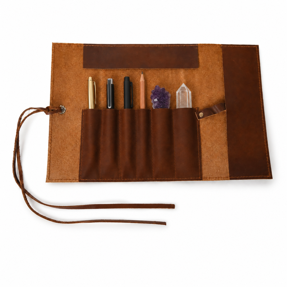 Organizator Multifunctional din Piele Naturala – Eleganta, Ordine si Protectie pentru Accesoriile Tale [1]