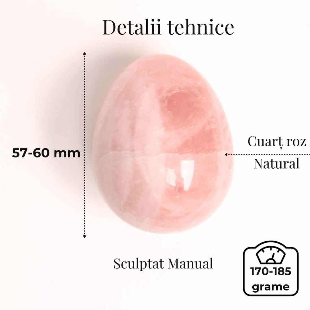 Ou din Cuart Roz Natural - Pacea si Armonia in Palma Ta [13]