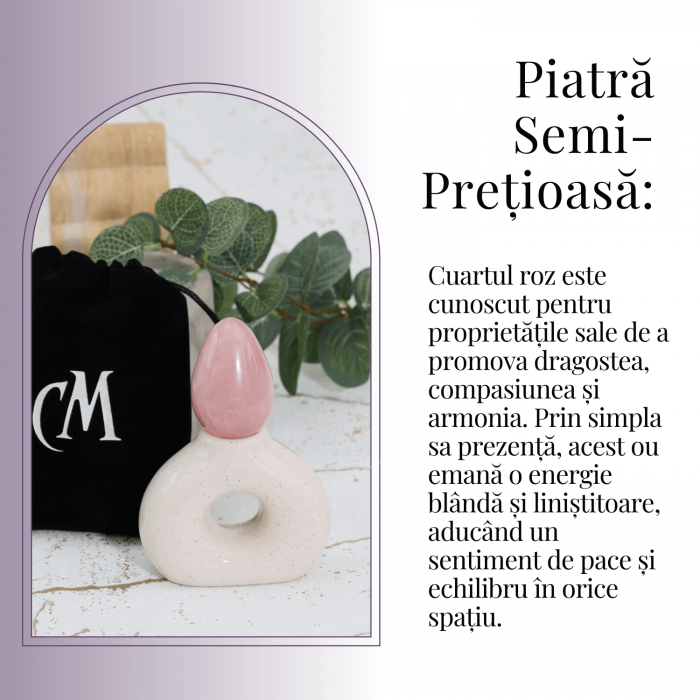 Ou din Cuart Roz Natural - Pacea si Armonia in Palma Ta [5]