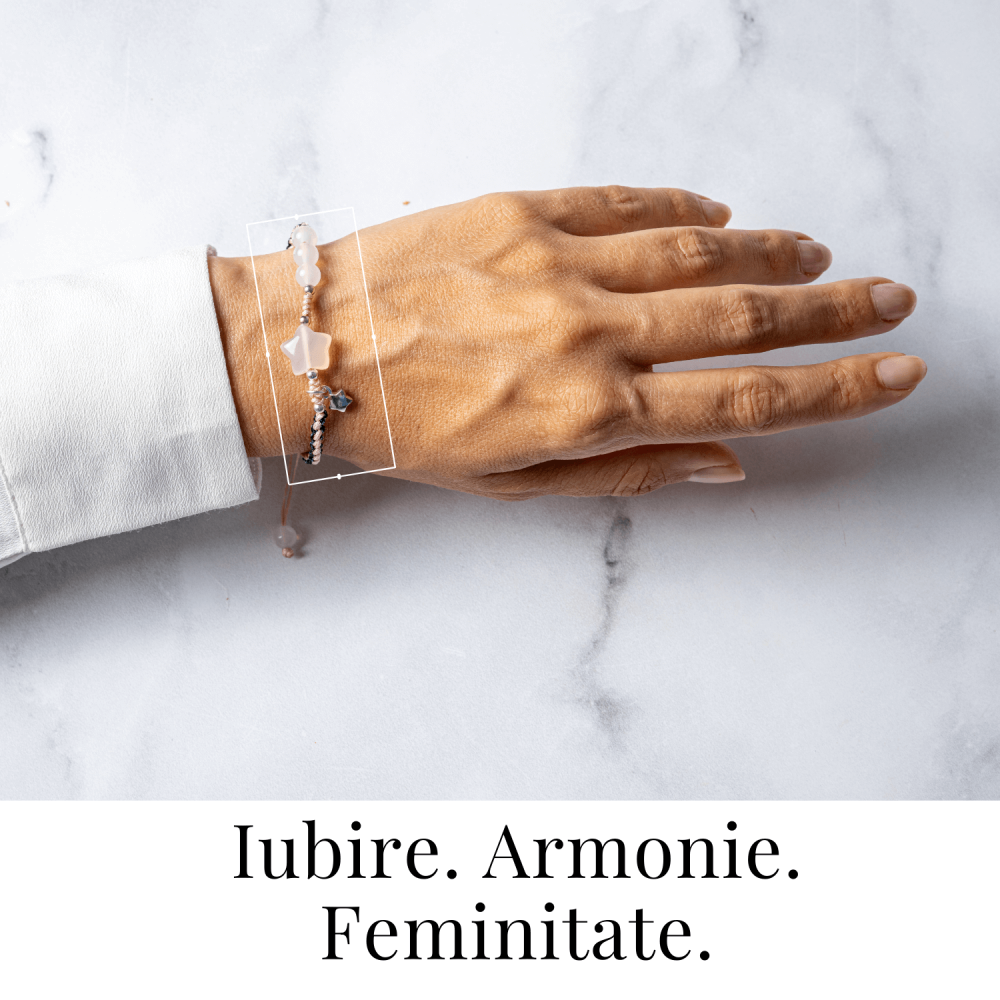 Iubire si Echilibru – Bratara Stea din Agat Natural [2]