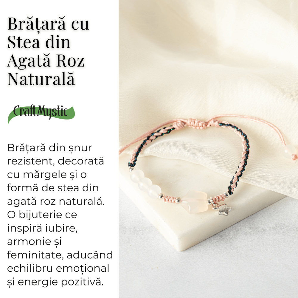 Iubire si Echilibru – Bratara Stea din Agat Natural [3]