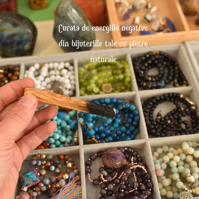 Pachet Lemn Palo Santo din Ecuador pentru Purificare Cristale, Eliminare Energii Negative, Meditatie [6]