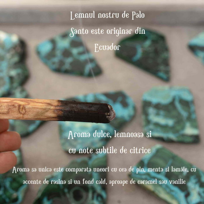 Pachet Lemn Palo Santo din Ecuador pentru Purificare Cristale, Eliminare Energii Negative, Meditatie [4]