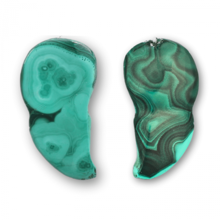 Pandantiv Unic 40-45 mm din Malachit Natural Forma Libera [3]