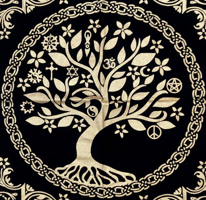 Panza Sacra pentru altar magic - Design Tree of Life Arborele Vietii - Vrajitorie Tarot Wiccani Spiritualitate - Copie - Copie [5]