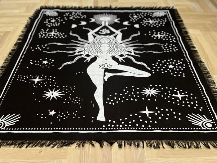 Panza Sacra pentru altar magic - Design 5 Moon Phases - Vrajitorie Tarot Wiccani Spiritualitate - Copie - Copie - Copie [5]