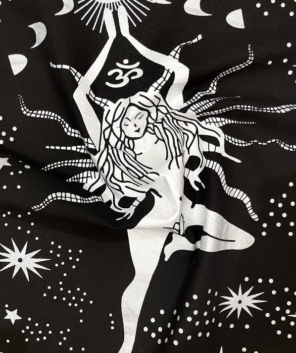 Panza Sacra pentru altar magic - Design 5 Moon Phases - Vrajitorie Tarot Wiccani Spiritualitate - Copie - Copie - Copie [3]