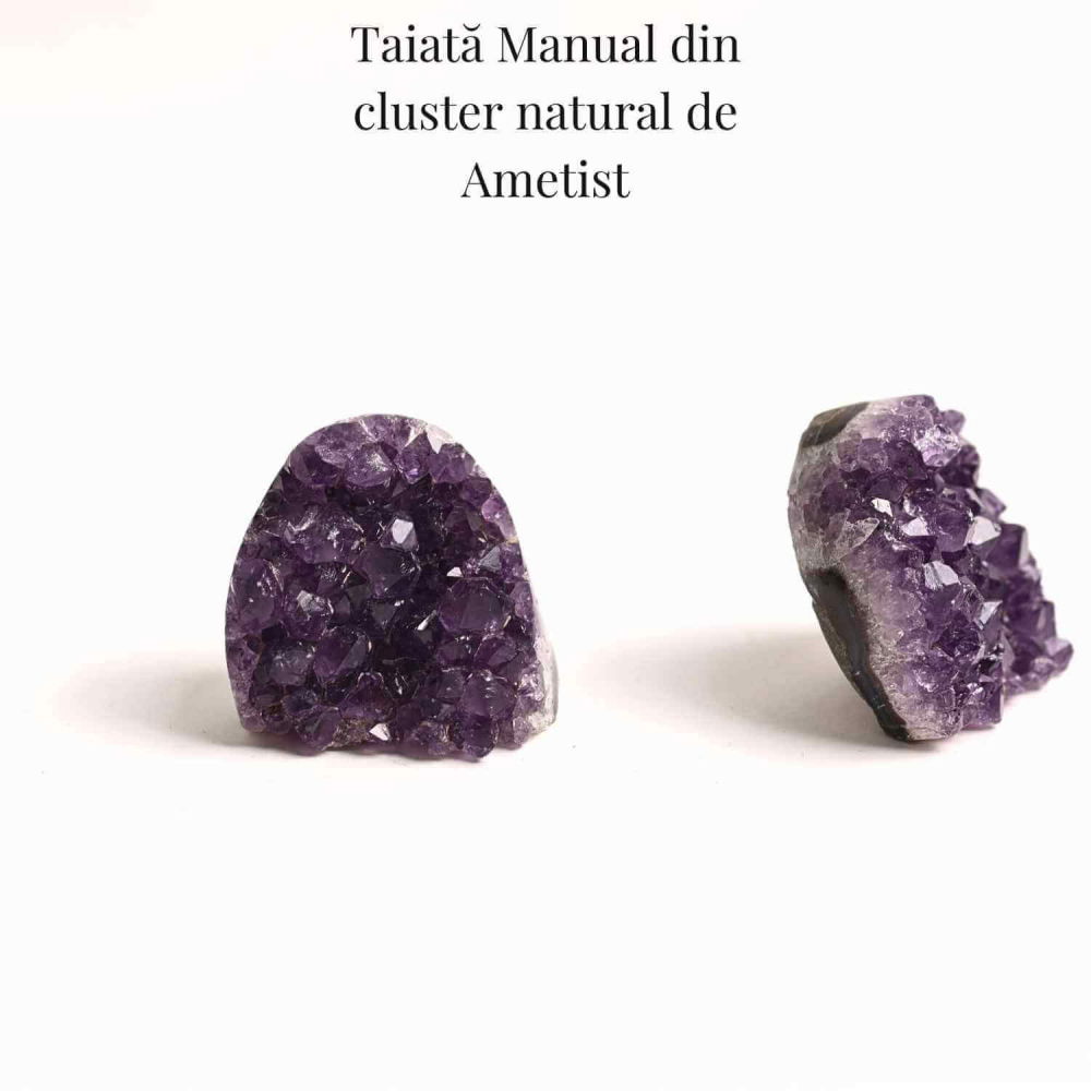 Geoda de ametist natural, taiata manual – Protectie si echilibru [17]