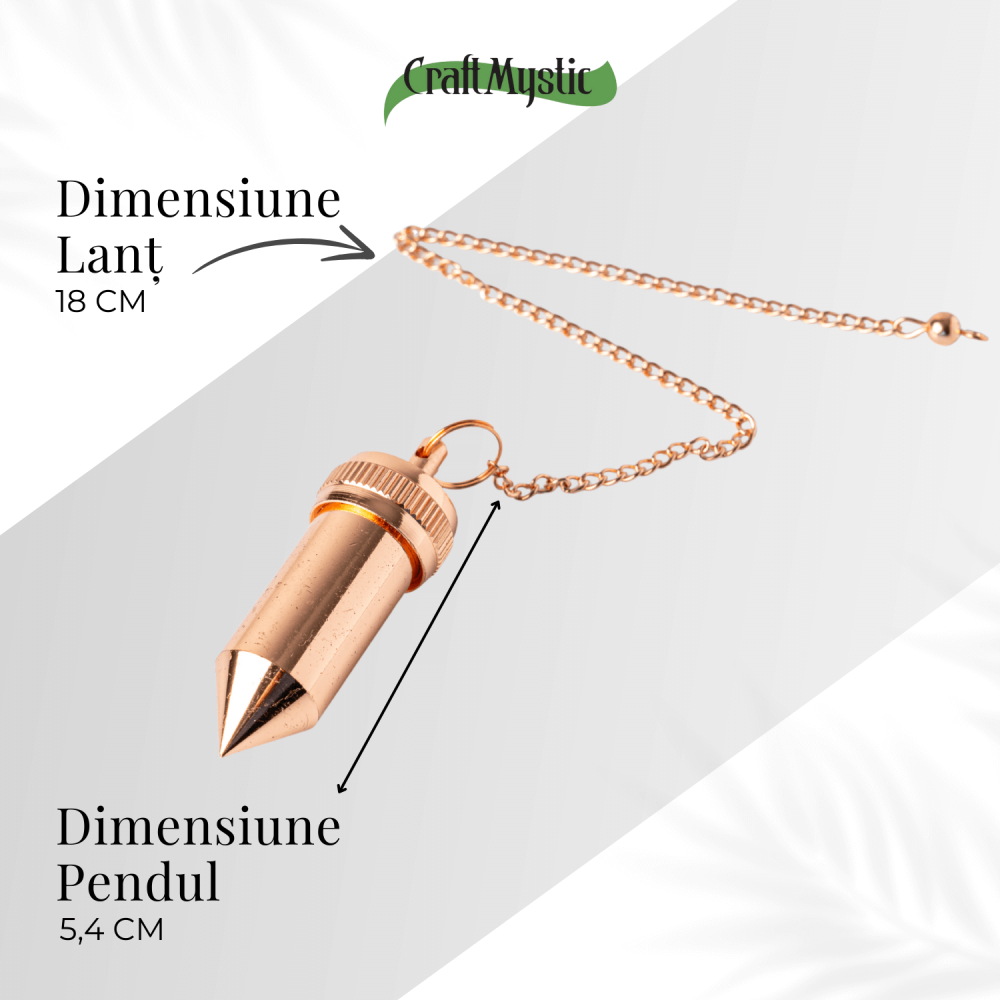Pendul Cupru Hexagonal cu Filet – Protectie si Claritate Energetica [4]