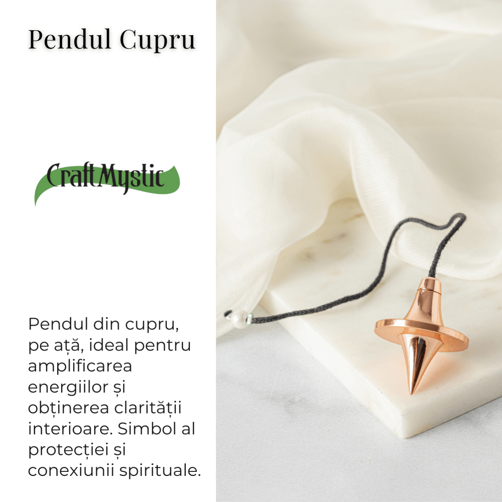 Pendul Cupru pentru Energie si Claritate Spirituala [3]