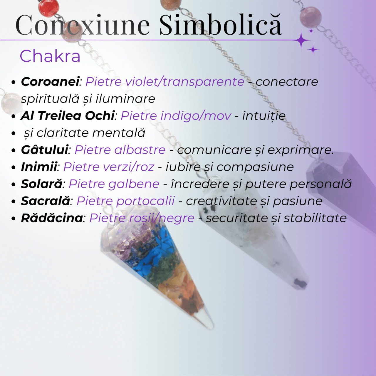 Pendul Orgonic cu 7 Margele Chakre pentru Vindecare Energetica [10]