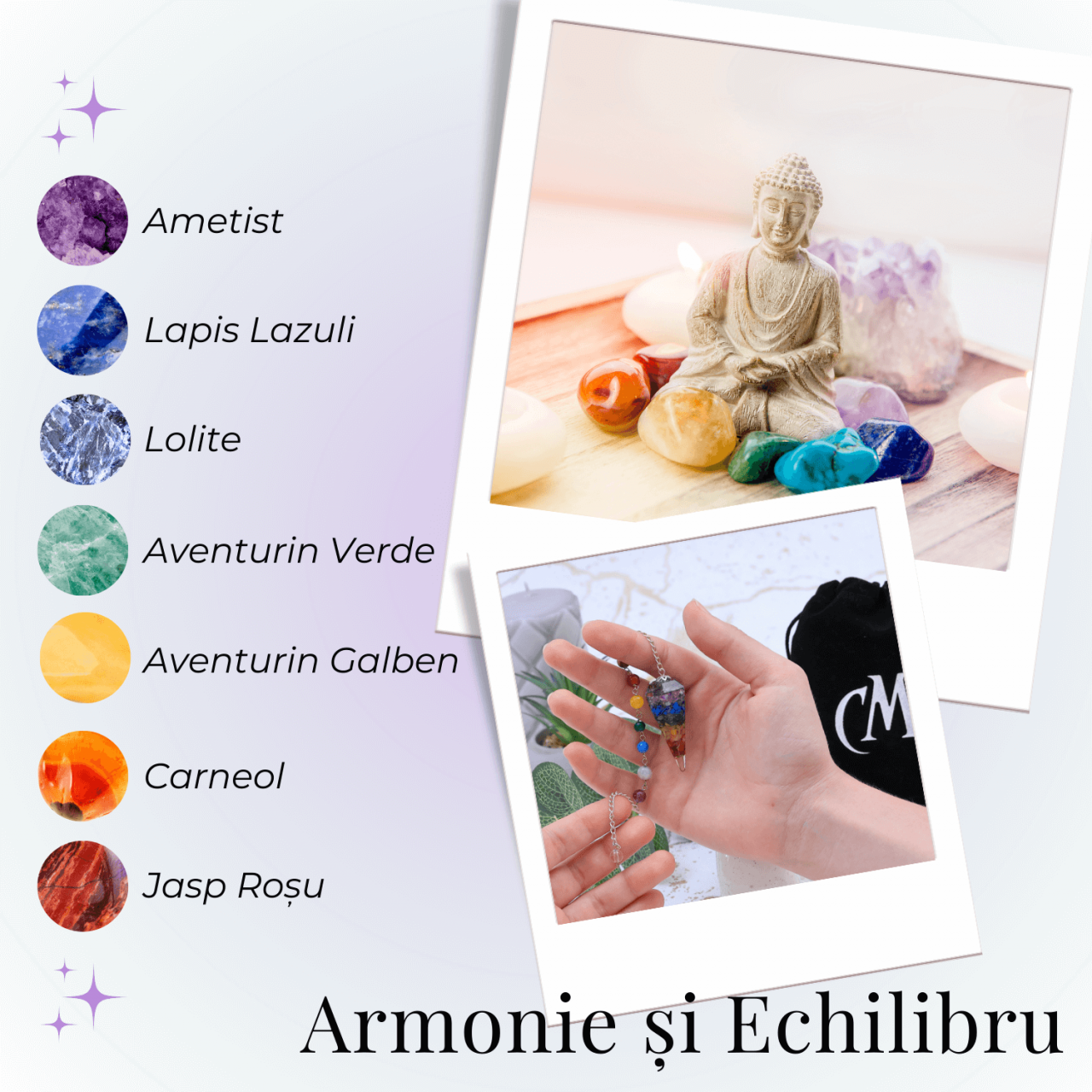 Pendul Orgonic cu 7 Margele Chakre pentru Vindecare Energetica [9]