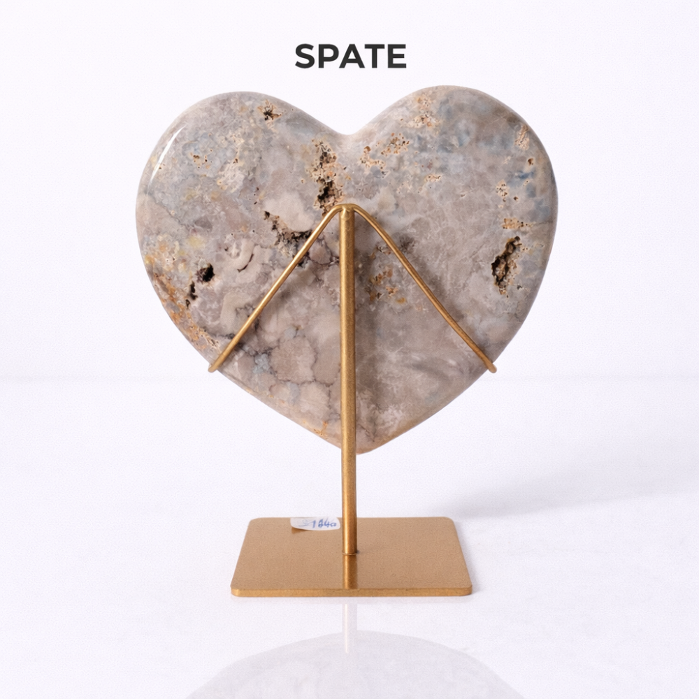 Inima din Agat Pink Ametist cu Geoda naturala – piesa unicat sculptata manual Brazilia 1.535 kg [2]