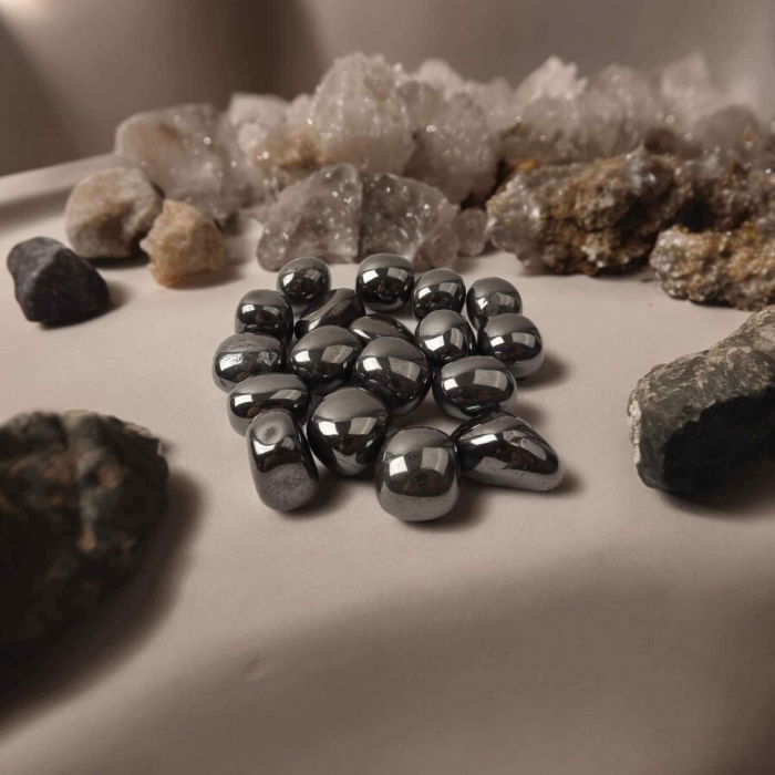 Piatra rulata din Hematit Natural - Echilibru si Protectie, 2-3 cm [5]