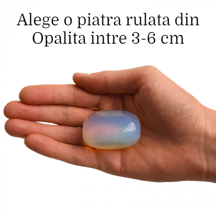 Piatra Opalita Rulata pentru Echilibru și Claritate Mentală [4]