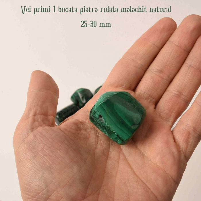 Piatra Ovala de 60mm Sculptată Manual din Ametist Chevron - Piatra de Mana [4]