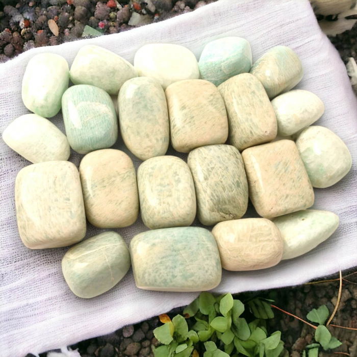 Piatra rulata din Amazonit natural - Calm și Echilibru în Viața Ta [5]