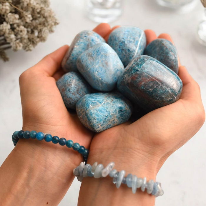 Piatra rulata din Apatit natural - Creativitate și Concentrare Mentală [5]