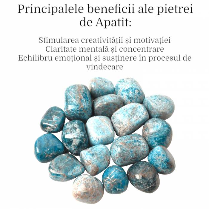 Piatra rulata din Apatit natural - Creativitate și Concentrare Mentală [3]