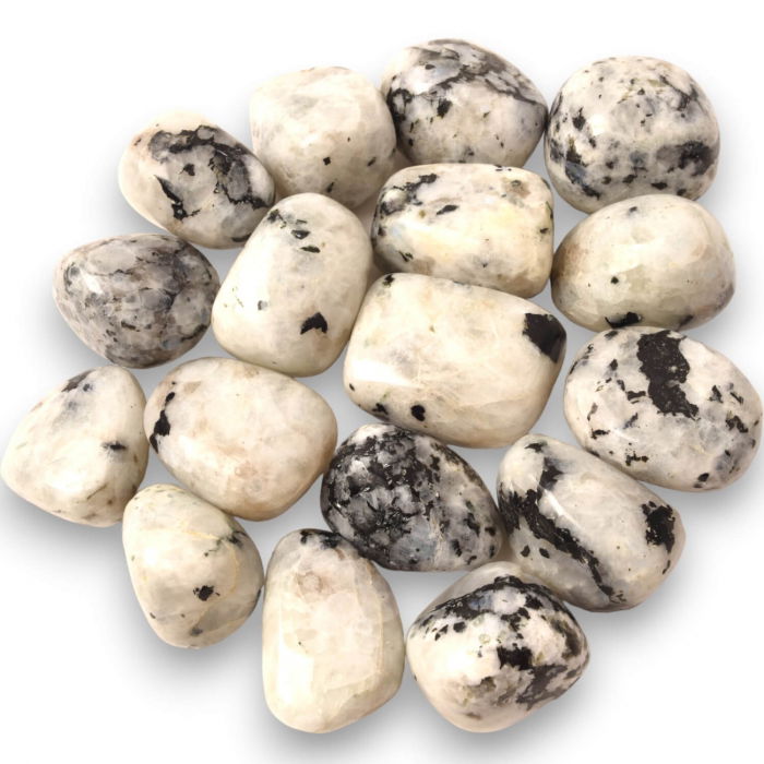 Piatra rulata din Piatra lunii curcubeu natural - Armonie și Intuiție în Viața Ta [1]