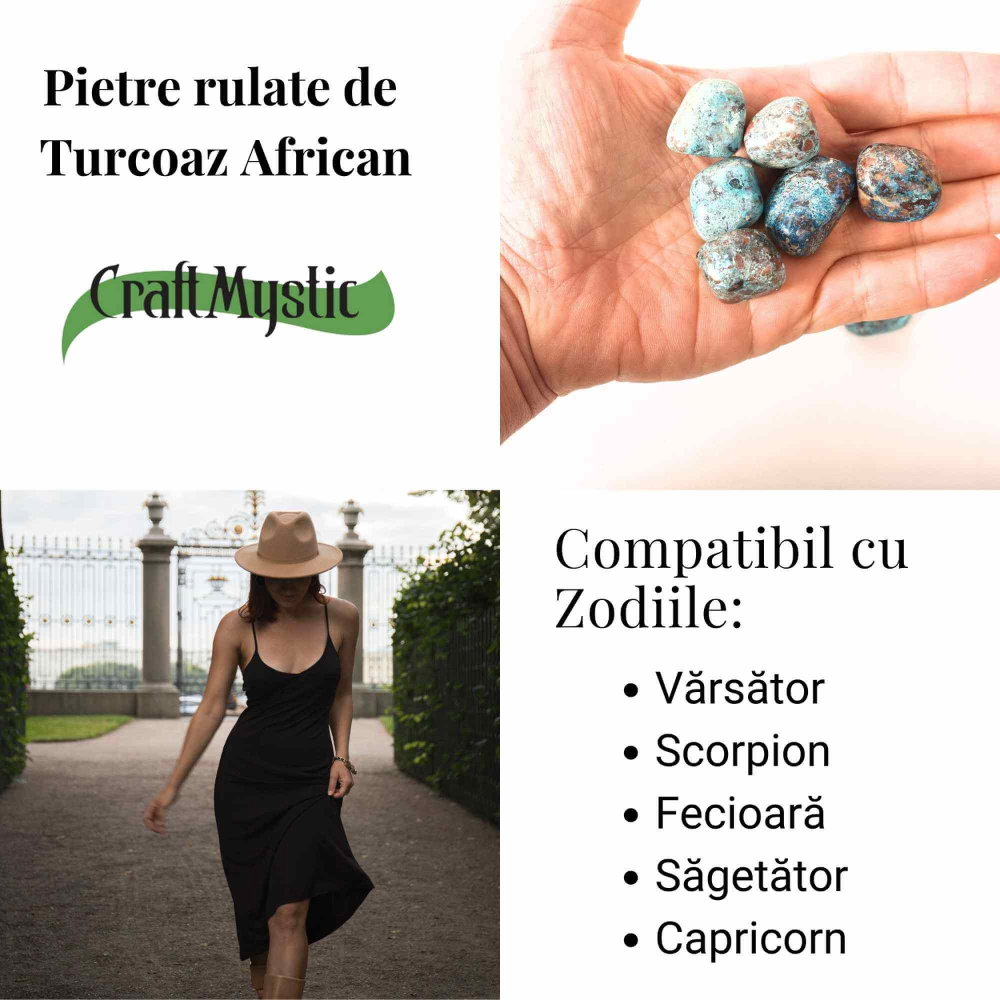 Pietre rulate Turcoaz African 2–3 cm – Claritate, evolutie si echilibru interior [3]