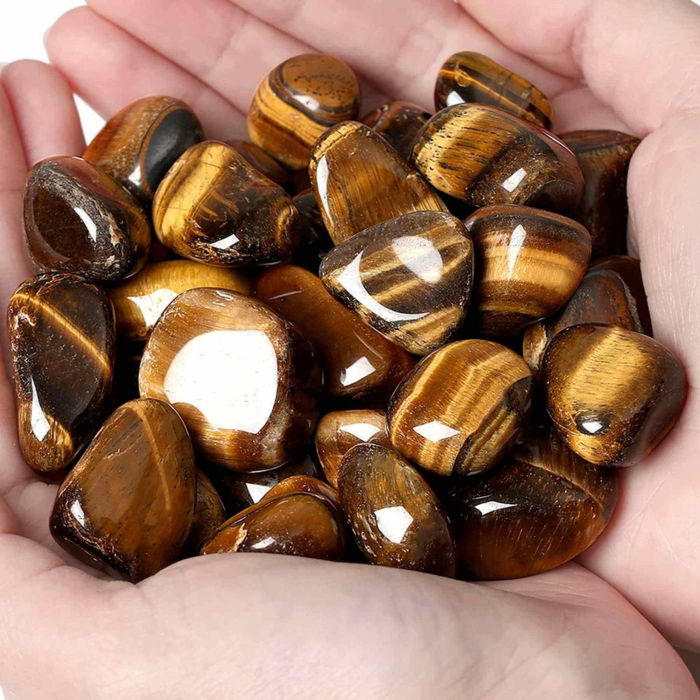 Pietra din Ochi de Tigru Rulat 3-4 cm Ideale pentru Reiki si Vindecare Energetica [7]