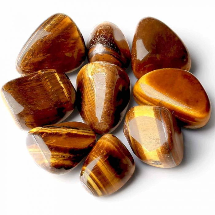 Pietra din Ochi de Tigru Rulat 3-4 cm Ideale pentru Reiki si Vindecare Energetica [1]