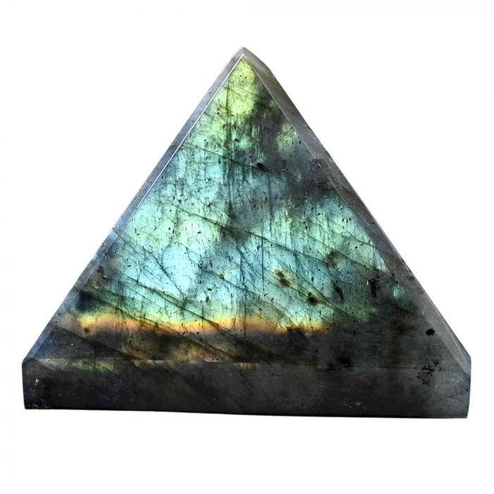 Piramida din Labradorit 8 cm pentru Vindecare prin Cristale - Piatra Naturala pentru Meditatie, Reiki, Echilibrare Chakra si Grila de Cristale [5]