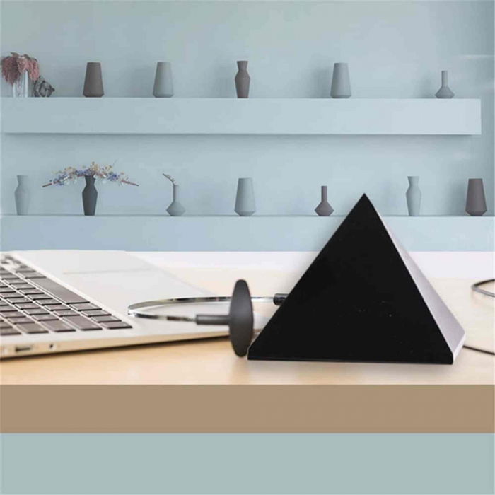 Piramida cristal negru obsidian din piatra semipretioasa naturala 4 cm – pentru protectie, integritate si energie pozitiva [7]