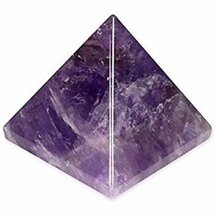 Piramida de Ametist Naturala de 4 cm - Cristal Reiki pentru Vindecare Chakra - Piatra semipretioasa de Calitate Superioara pentru Devierea Radiatiilor - Decor pentru Acasa si Cadou pentru Artizanat [1]