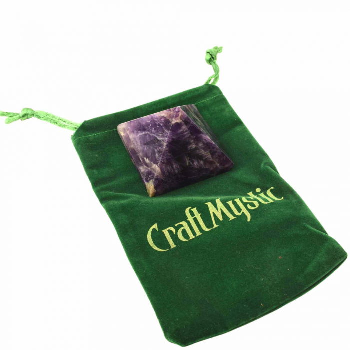 Piramida de Ametist Naturala de 4 cm - Cristal Reiki pentru Vindecare Chakra - Piatra semipretioasa de Calitate Superioara pentru Devierea Radiatiilor - Decor pentru Acasa si Cadou pentru Artizanat [4]