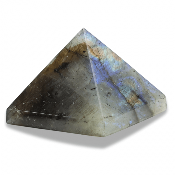 Piramida din Labradorit Sculptata Manual, 4 cm - Amplificator de Protectie si Intuitie [9]