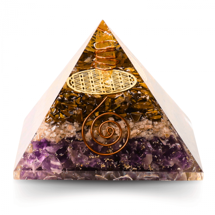 Piramida Orgonica pentru Protectie Energetica, Vindecare si Meditatie - Dimensiune 70-75 mm [1]
