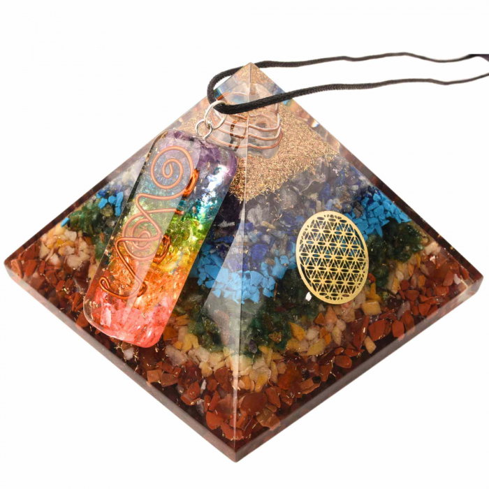 Piramida Orgonica cu 7 chakre - Generator de energie pozitiva, meditatie si echilibru spiritual [1]