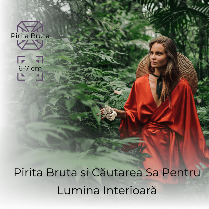 Specimen Pirita Bruta 6-7 cm - Amplifica Energia si Protectia [6]