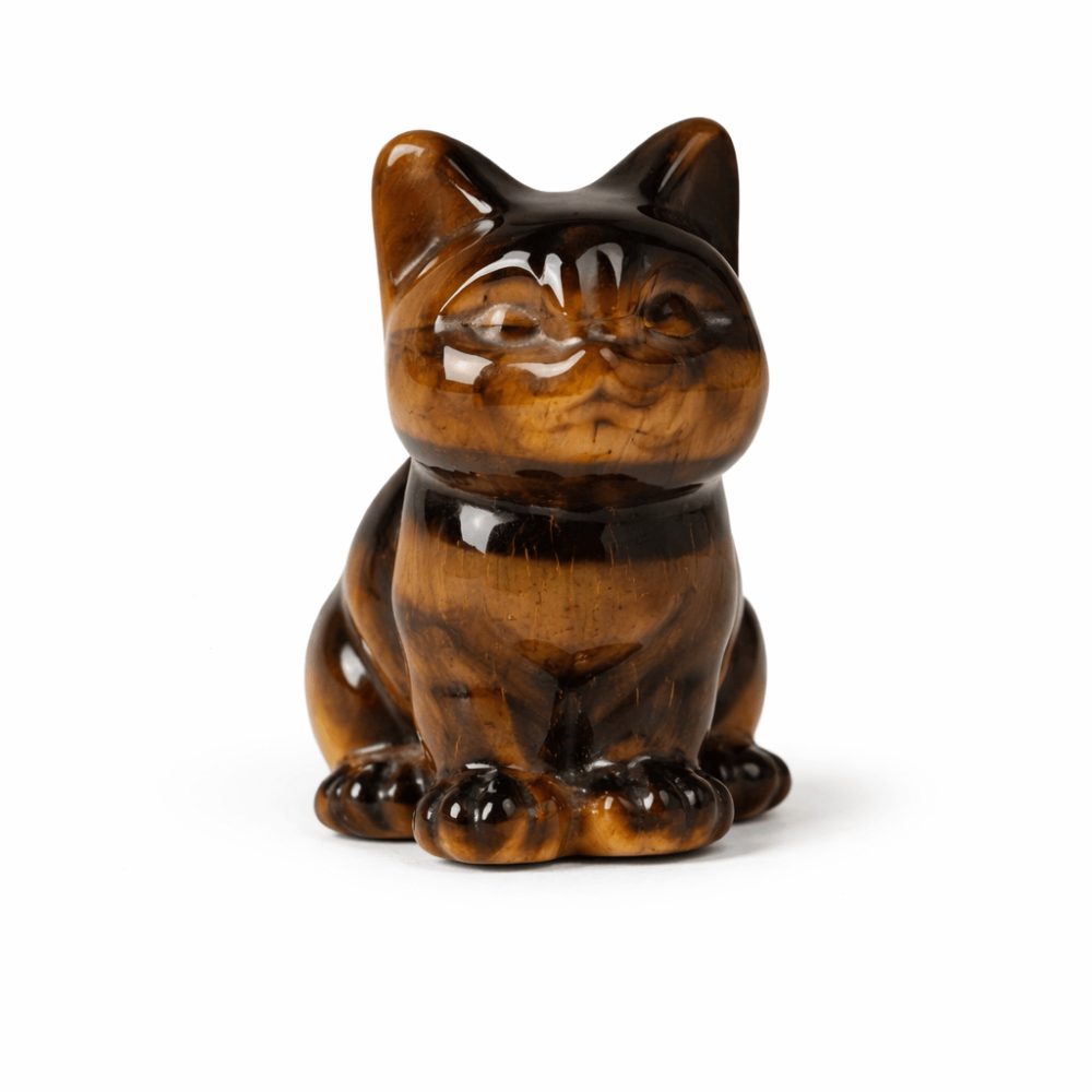 Figurina Pisica din Ochi de Tigru – Protectie, Curaj si Incredere Personala [1]