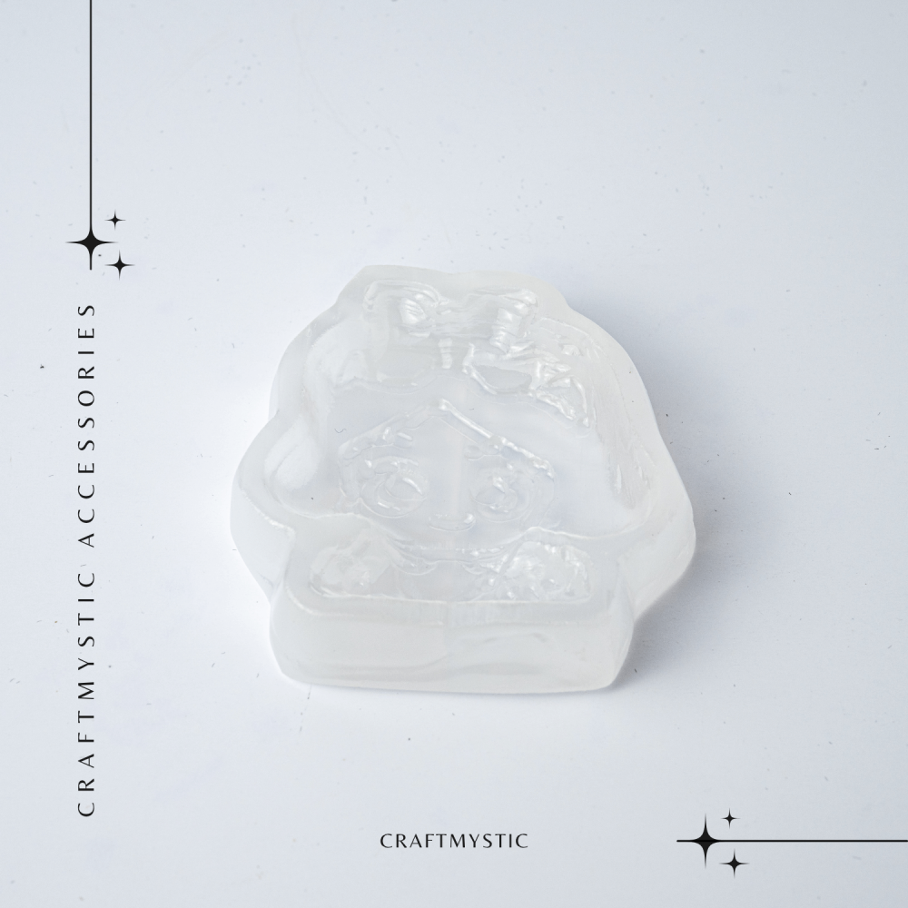 Placa Decorativa din Selenit Natural 5.5 cm – Model Alba ca Zapada – Puritate si Armonie Interioara [8]