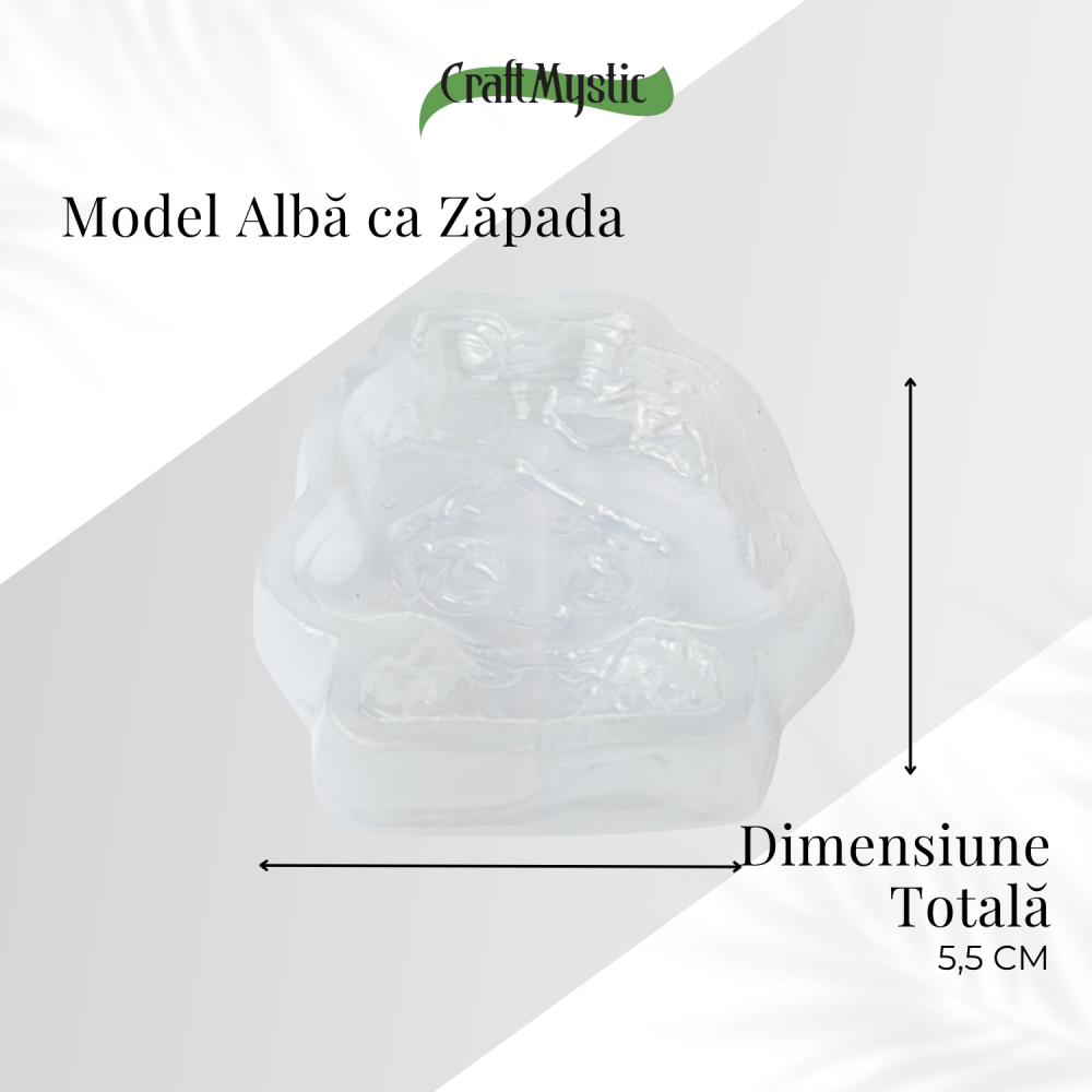 Placa Decorativa din Selenit Natural 5.5 cm – Model Alba ca Zapada – Puritate si Armonie Interioara [5]