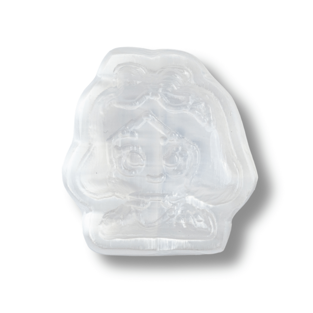 Placa Decorativa din Selenit Natural 5.5 cm – Model Alba ca Zapada – Puritate si Armonie Interioara [1]